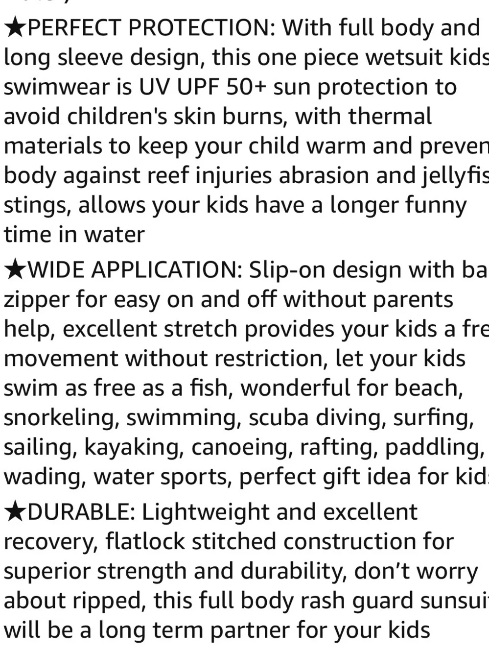 Kids Wetsuit